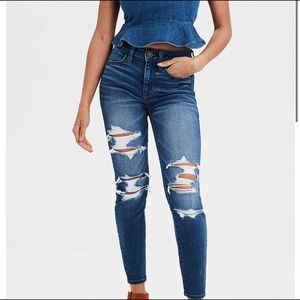 american eagle ripped jeans